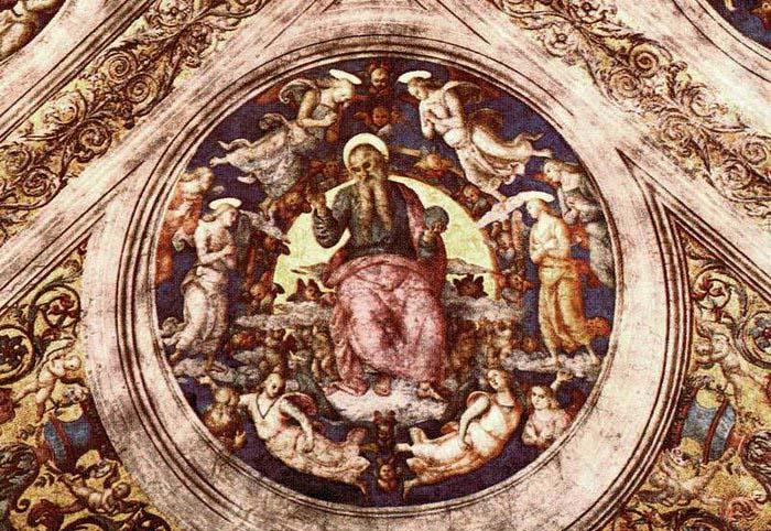 Pietro Perugino God the Creator and Angels china oil painting image